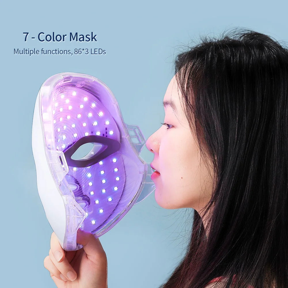 7 Colors Led Mask for Face & Neck