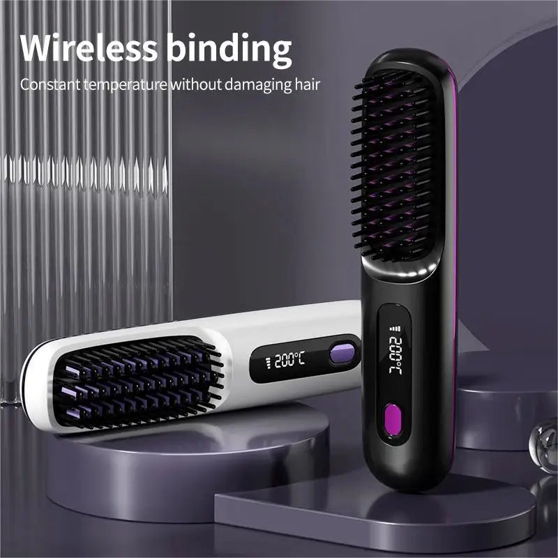 Wireless Portable Straight Hair Comb