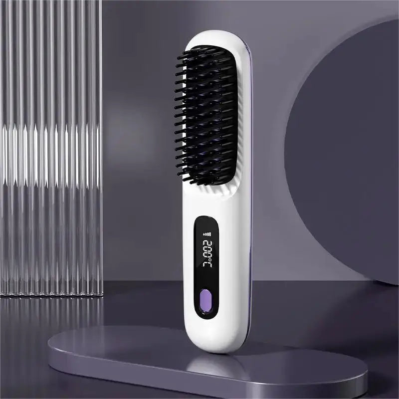 Wireless Portable Straight Hair Comb