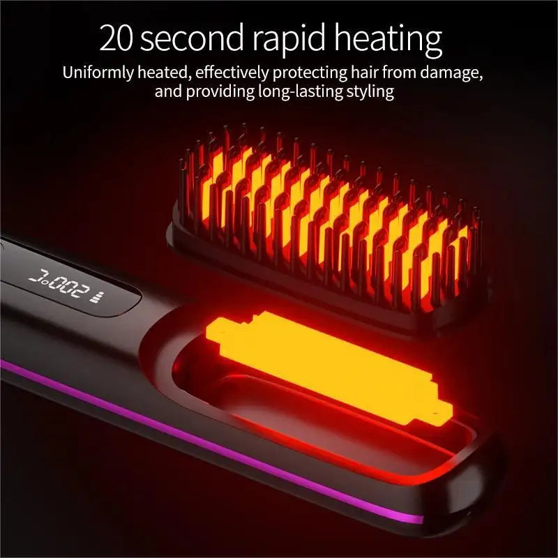 Wireless Portable Straight Hair Comb